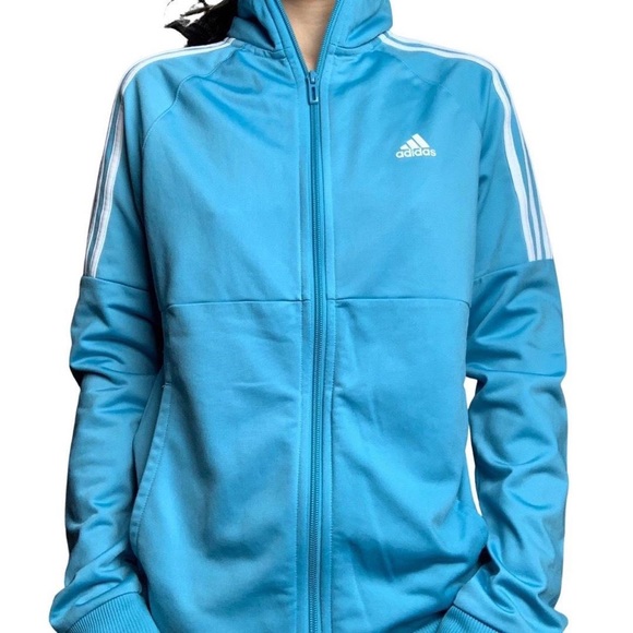 adidas Jackets & Blazers - Light Blue Adidas Zip Up 💙⚡️